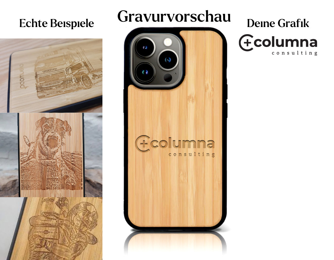 INDIVIDUEL iPhone 15 Pro bambou plastique